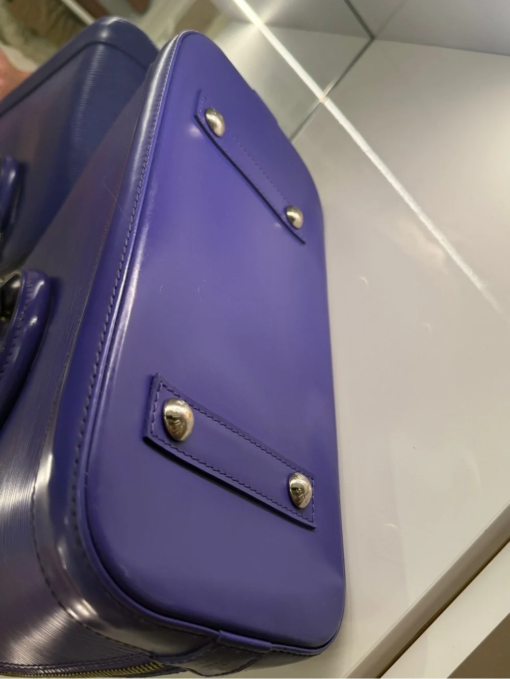Louis Vuitton Alma PM Epi Leather in Purple